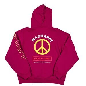 Madhappy Staff Hoodie Pink / Magenta Heavyweight Hoodie Sweater Streetwear USA
